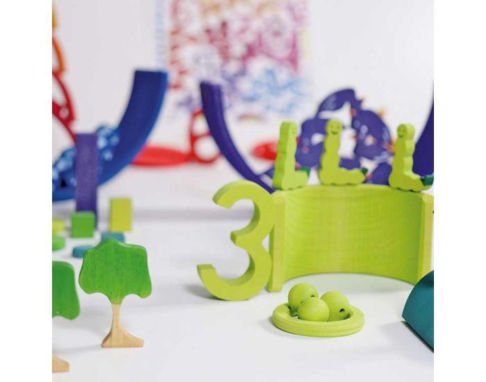 GRIMM'S Arc en ciel de construction Sunset - 10 pi�ces - D�s 12 mois (3)