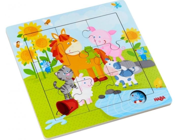 HABA Puzzle en bois Amis des animaux - D�s 18 mois (1)