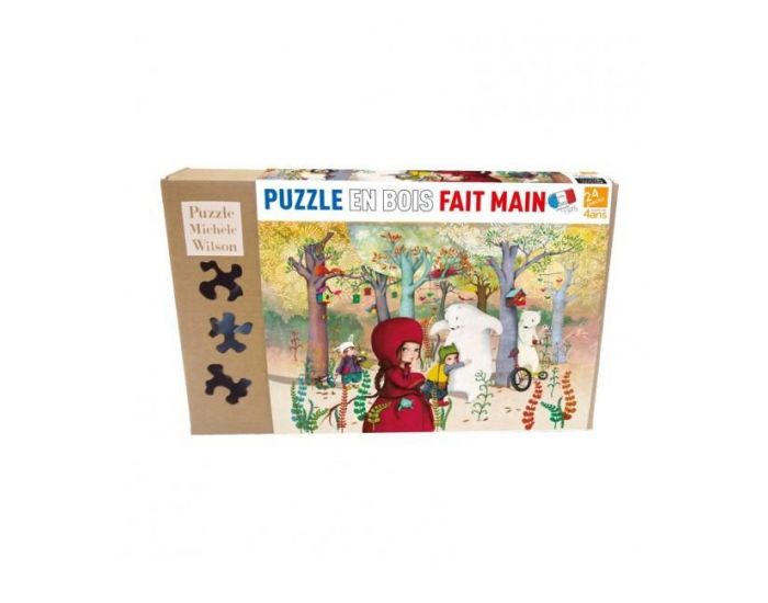 MICH�LE WILSON Puzzle Rencontres en for�t - 24 pi�ces - D�s 4 ans (1)