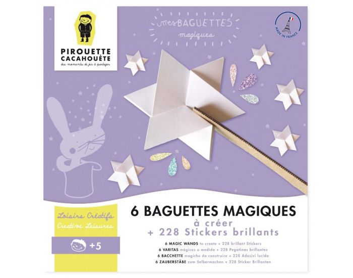 PIROUETTE CACAHOUETE - Kit Créatif Baguettes Magiques - Dès 4 ans (19)