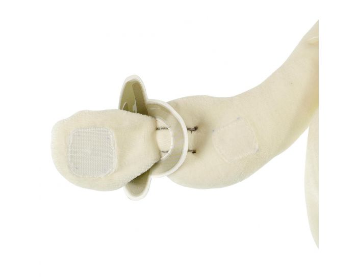 MAUD'N LIL Doudou Lapin Plat en Coton Bio - D�s la naissance - Marron Glac� (13)