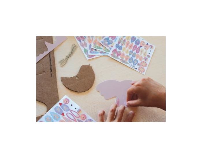 PIROUETTE CACAHOUETE - Kit Cr�atif Oiseaux Po�tiques - D�s 4 ans (10)