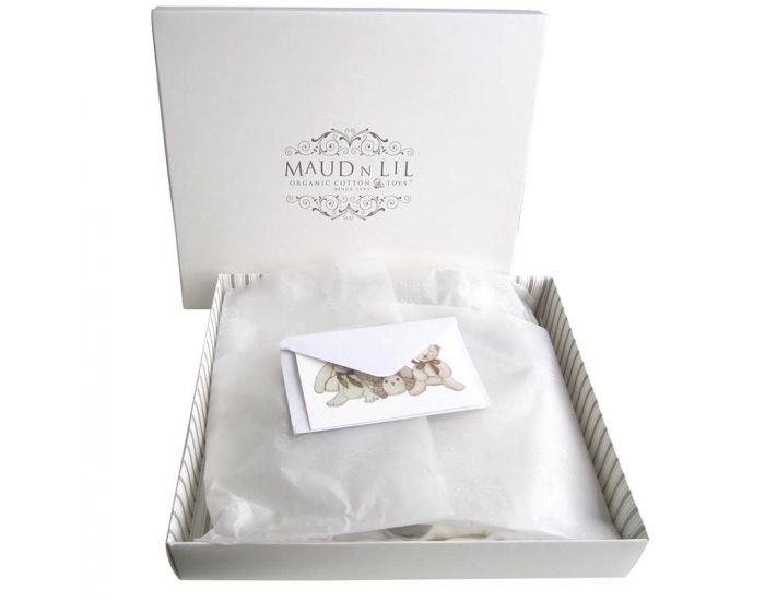 MAUD'N LIL Coffret cadeau de naissance bio de luxe avec doudou (4)