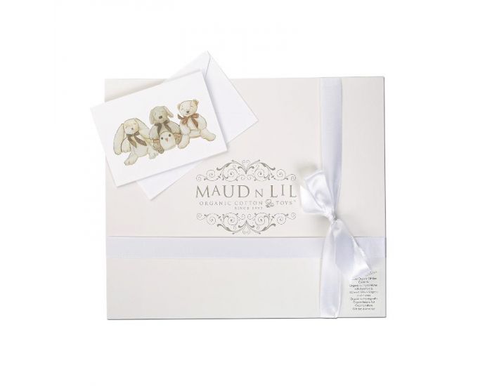 MAUD'N LIL Coffret cadeau de naissance bio de luxe avec doudou (8)