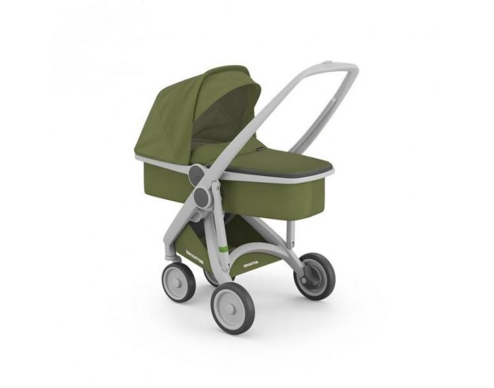 GREENTOM Greentom - Poussette cologique Upp 3 en 1 - Vert menthe / gris (1)