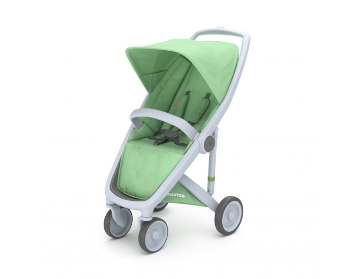 GREENTOM Greentom - Poussette cologique Upp 3 en 1 - Vert menthe / gris (18)