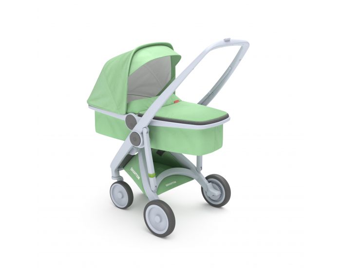 GREENTOM Greentom - Poussette cologique Upp 3 en 1 - Vert menthe / gris (22)