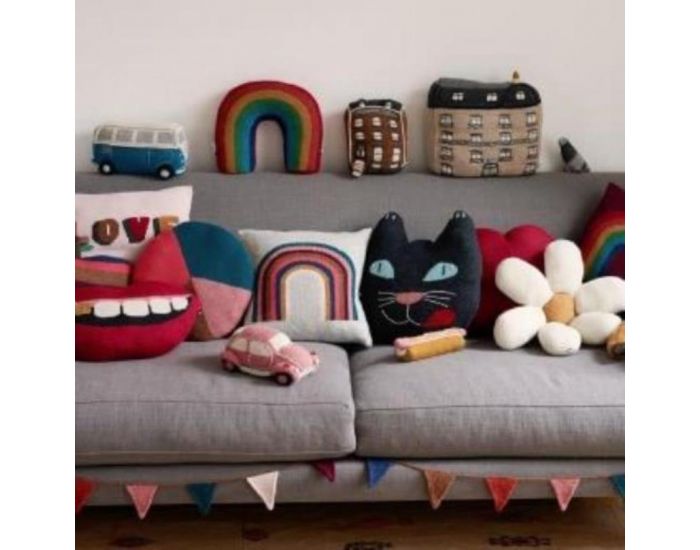 OEUF NYC Coussin chat en alpaga (2)