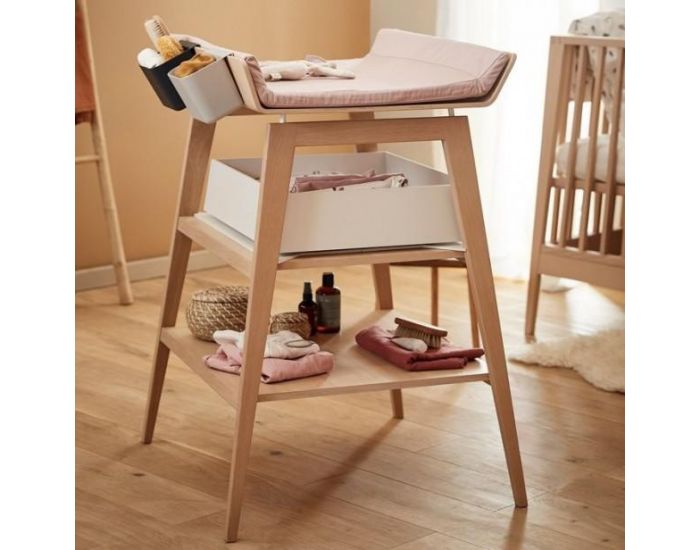 LEANDER Table  langer Linea avec matelas en chne massif (9)