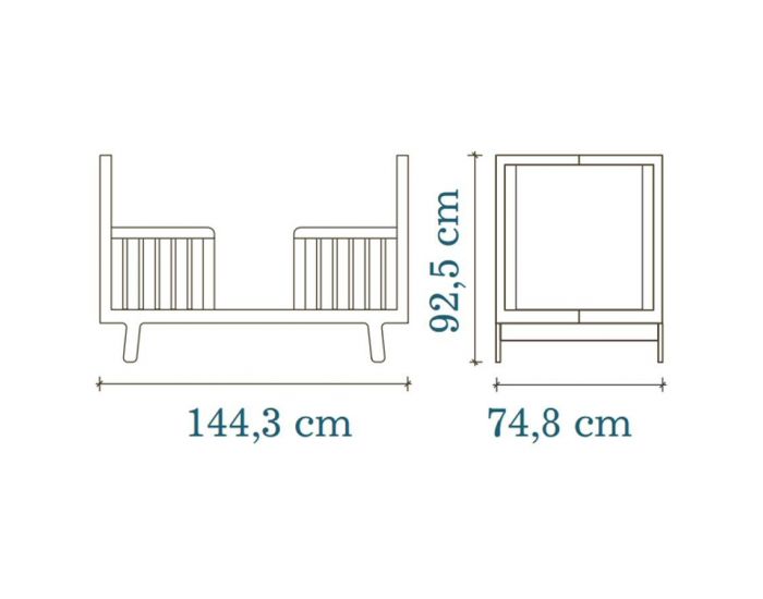 OEUF NYC Kit de Conversion Lit Sparrow - Blanc (5)