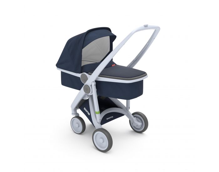 GREENTOM Greentom - Poussette cologique Upp 3 en 1 - Bleu marine / gris (21)