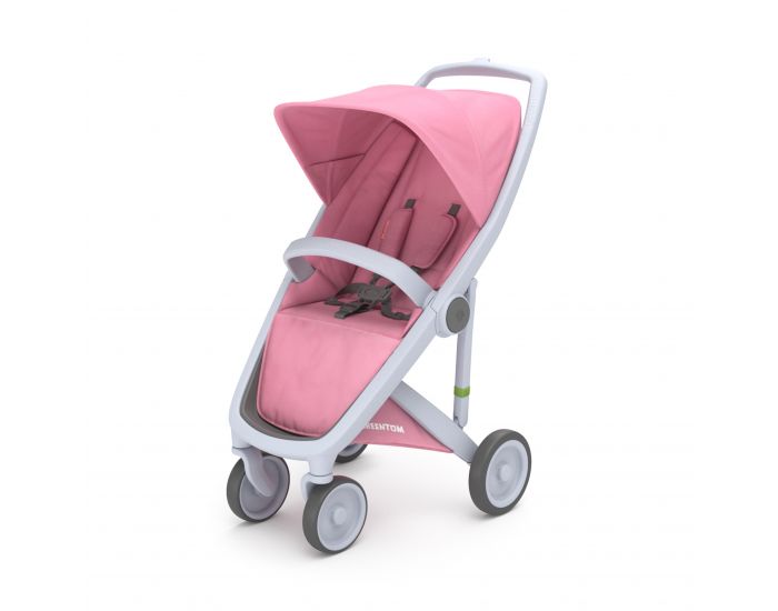 GREENTOM Greentom - Poussette cologique Upp 3 en 1 - Rose / gris (13)