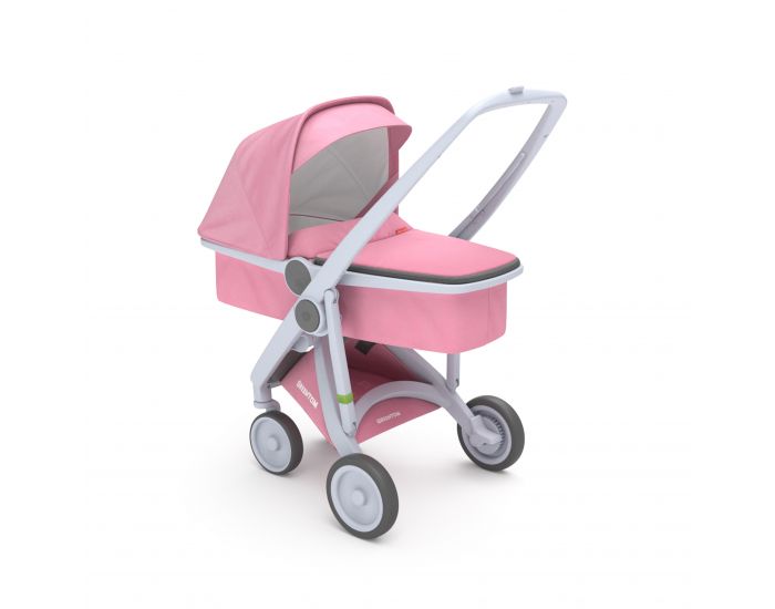 GREENTOM Greentom - Poussette cologique Upp 3 en 1 - Rose / gris (6)