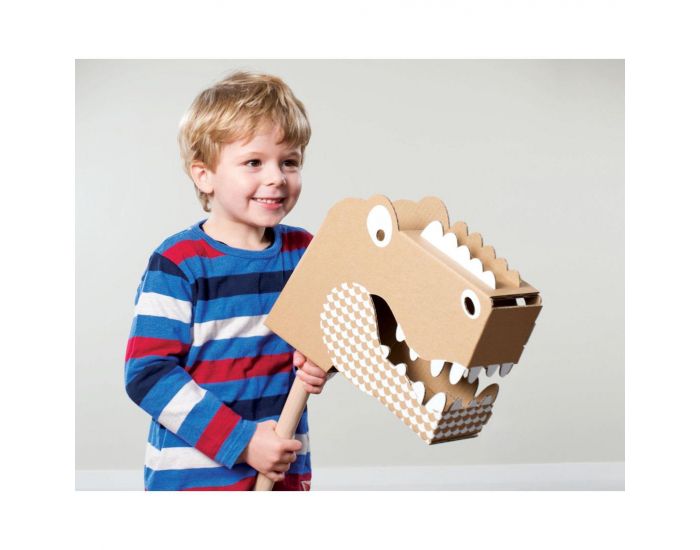 FLATOUT FRANKIE Tête de dinosaure en carton - Dès 3 ans (11)