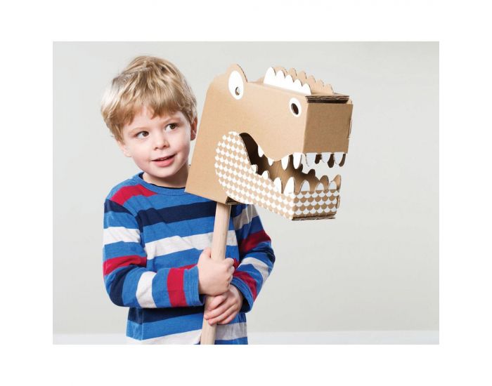 FLATOUT FRANKIE Tête de dinosaure en carton - Dès 3 ans (14)