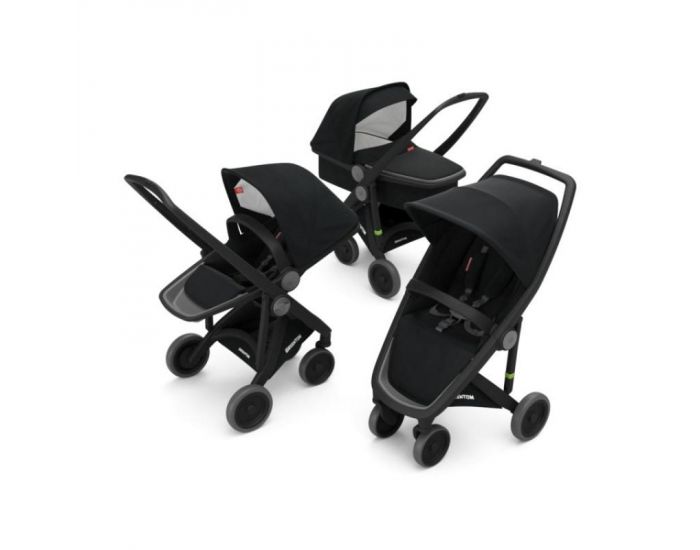 GREENTOM Greentom - Poussette cologique Upp 3 en 1 - Noir (15)