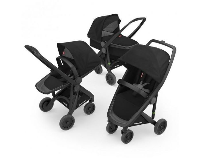 GREENTOM Greentom - Poussette cologique Upp 3 en 1 - Noir (5)