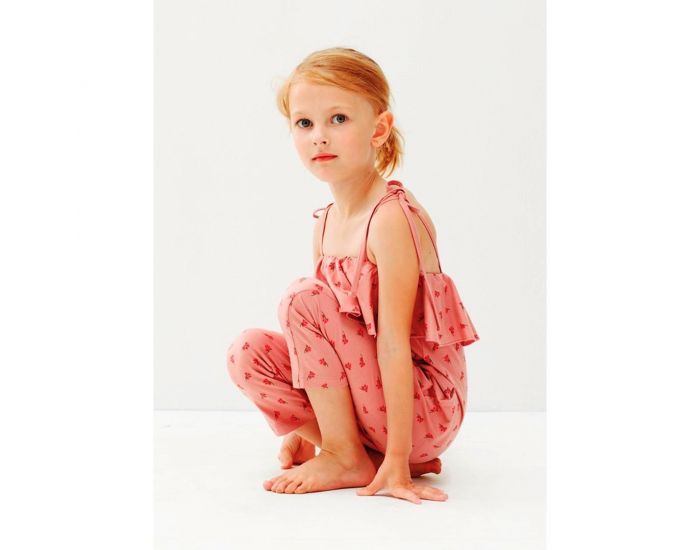 OEUF NYC Combinaison Enfant Fleurie en Coton Pima Bio (1)