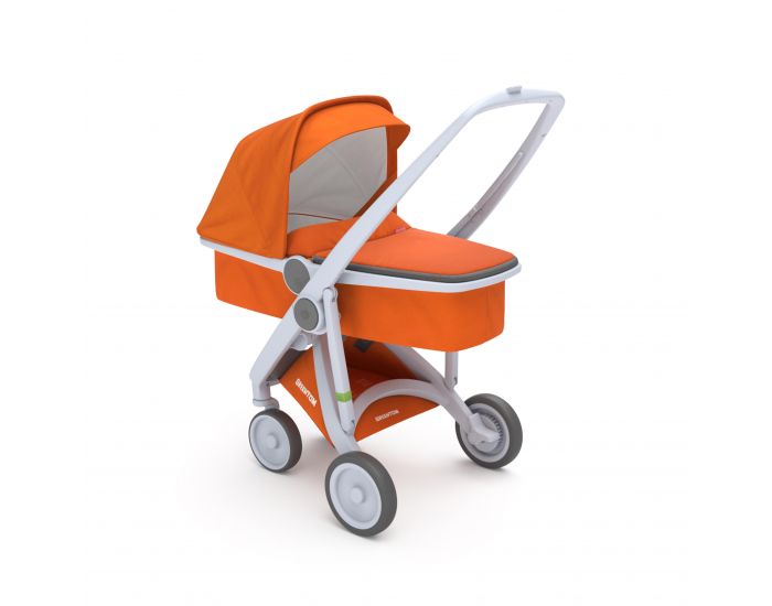 GREENTOM Greentom - Poussette cologique Upp 3 en 1 - Orange / gris (18)