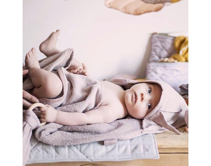 FABELAB Cape de Bain Bb Bio - Rose Vintage (1)