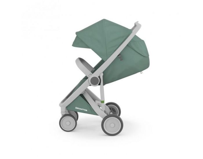 GREENTOM Greentom - Poussette cologique Upp Classic - bleu canard / gris (2)