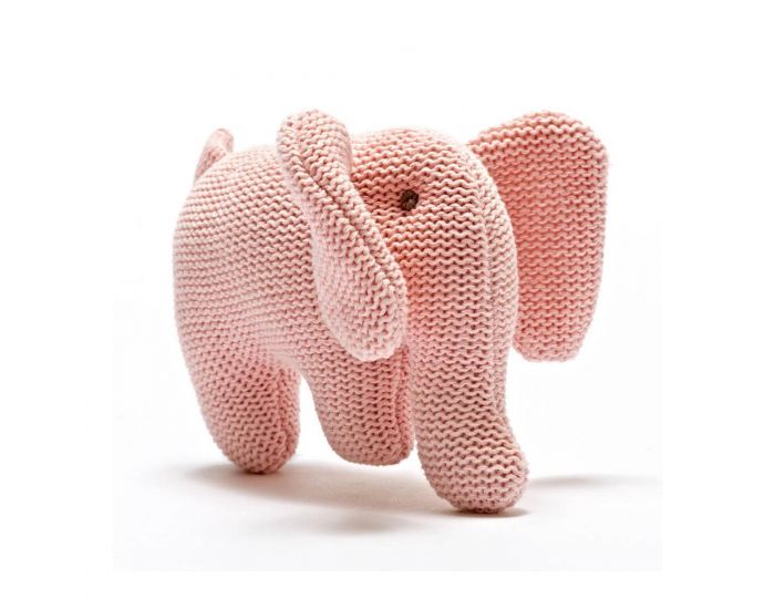 BEST YEARS Hochet �l�phant en Coton Bio - Rose - D�s la Naissance (3)