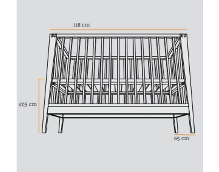 LEANDER Lit Bb volutif Linea en Chne Massif (39)