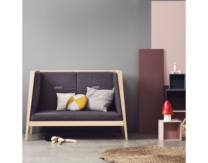 LEANDER Lit Bb volutif Linea en Chne Massif (42)