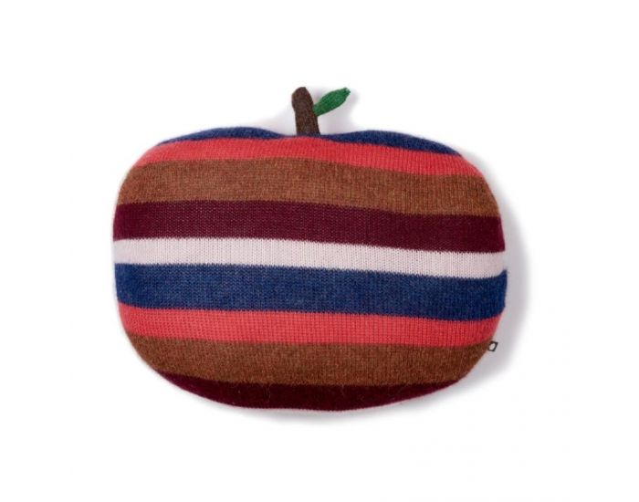 OEUF NYC Coussin pomme multicolore en alpaga (4)