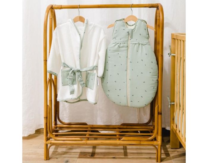 GLOOP Peignoir de Bain Bio - Organic Green (1)