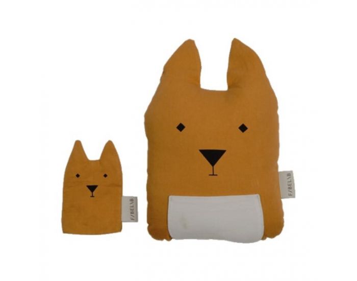 FABELAB Coussin Kangourou et son B�b� en Coton Bio (5)