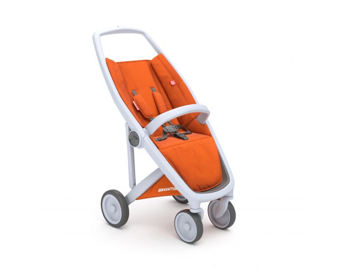 GREENTOM Greentom - Poussette cologique Upp Classic - orange / gris (19)