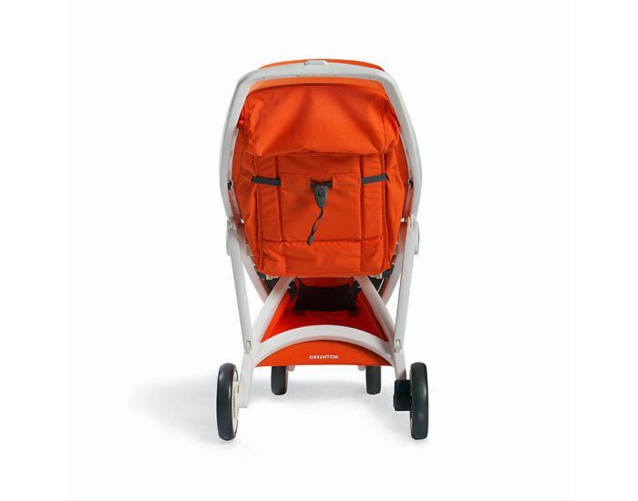 GREENTOM Greentom - Poussette cologique Upp Classic - orange / gris (8)