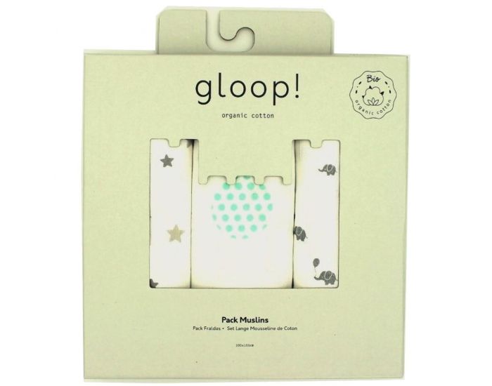 GLOOP! Set de 3 langes 100x100 cm (22)