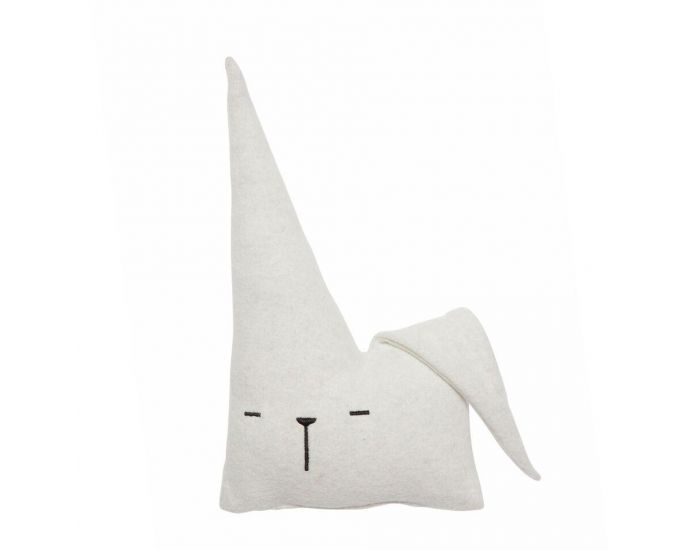 FABELAB Doudou Lapin Voyageur en Coton Bio - D�s la Naissance - Blanc (5)