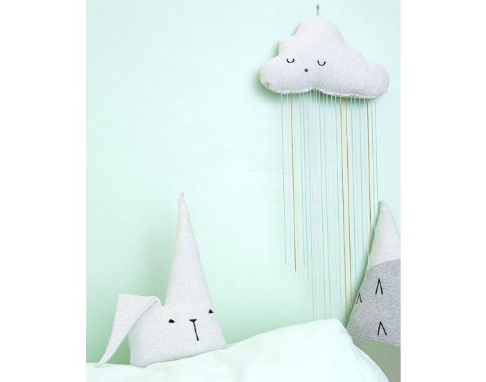 FABELAB Doudou Lapin Voyageur en Coton Bio - D�s la Naissance - Blanc (7)