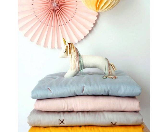 FABELAB Mon Amie la Licorne en Coton Bio - Blanc - Ds 3 ans (9)