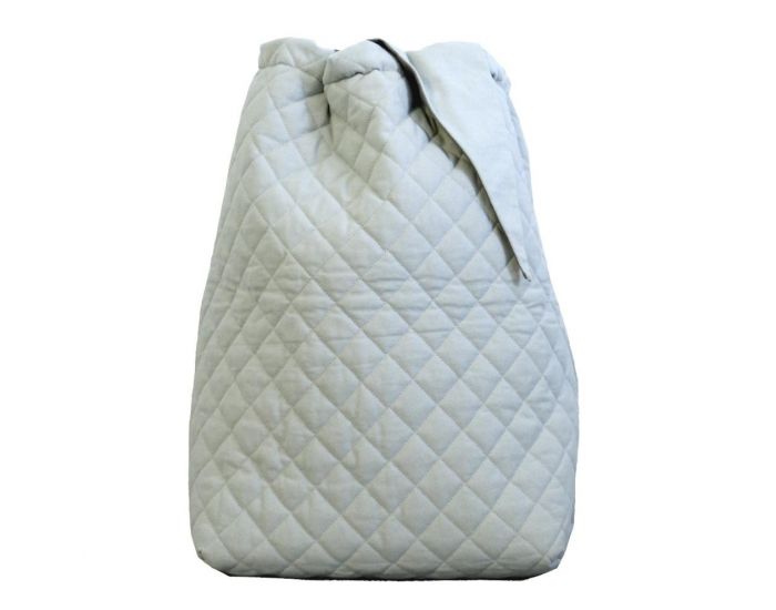 FABELAB Grand sac de rangement en coton bio Cute Bunny - Rose (3)