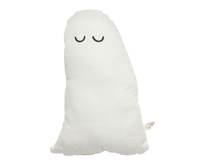 FABELAB Coussin Fantme en Coton Bio - Vanille (3)