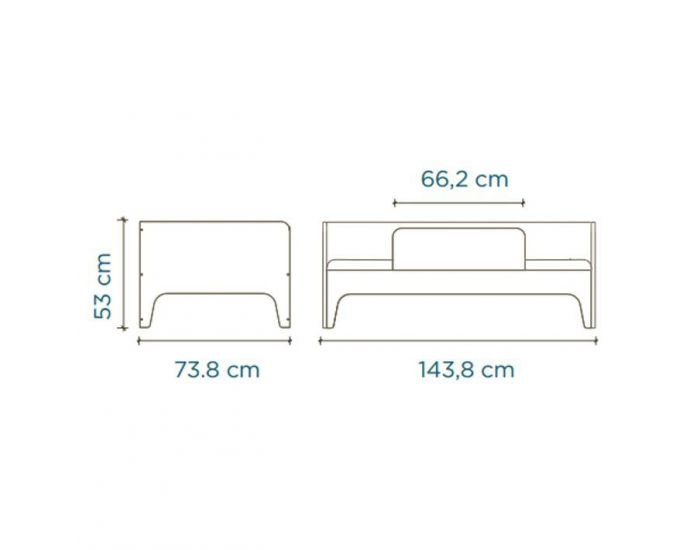 OEUF NYC Lit Enfant Perch Toddler 140x70cm (19)