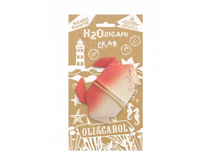 H2Origami Crabe - Jouet de dentition - Ds la naissance (4)