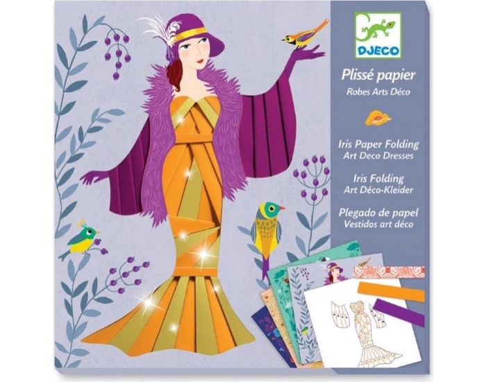 DJECO Papier pliss�  Robes Art D�co - D�s 7 ans (1)