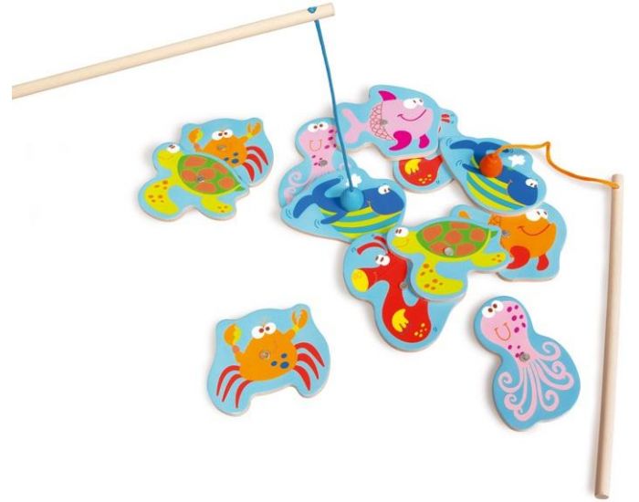 SCRATCH EUROPE Jeu de p�che Poissons amusants Orange - D�s 18 mois (4)