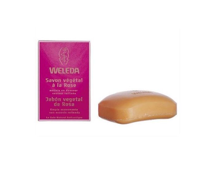 WELEDA Savon vgtal  la Rose WELEDA (1)