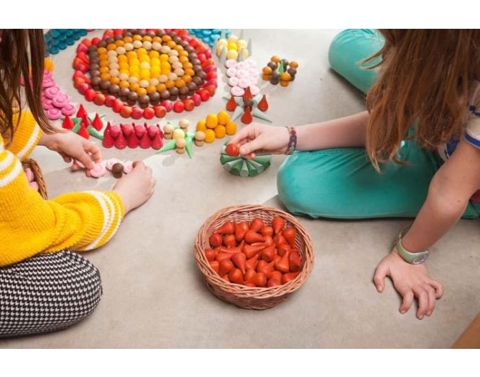 GRAPAT Jouets libres Mandala minis feux en bois - Ds 36 mois (2)