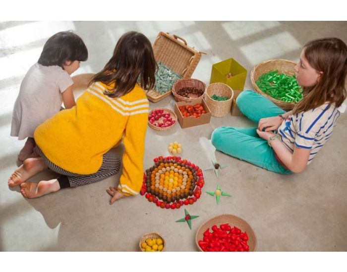 GRAPAT Jouets libres Mandala minis feux en bois - D�s 36 mois (5)