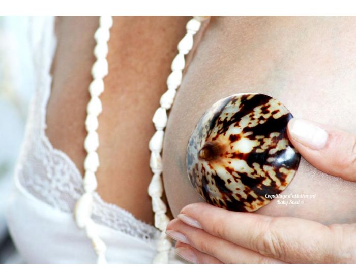 BABY SHELL Lot de 2 Coquillages d'allaitement en nacre (16)