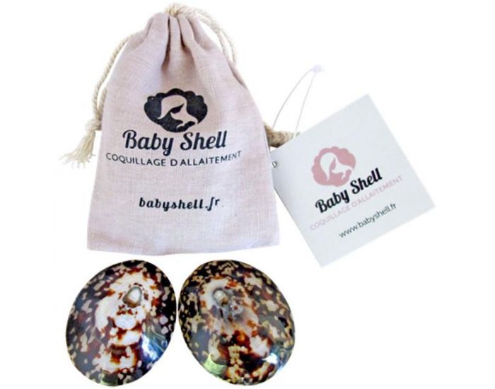 BABY SHELL Lot de 2 Coquillages d'allaitement en nacre (17)