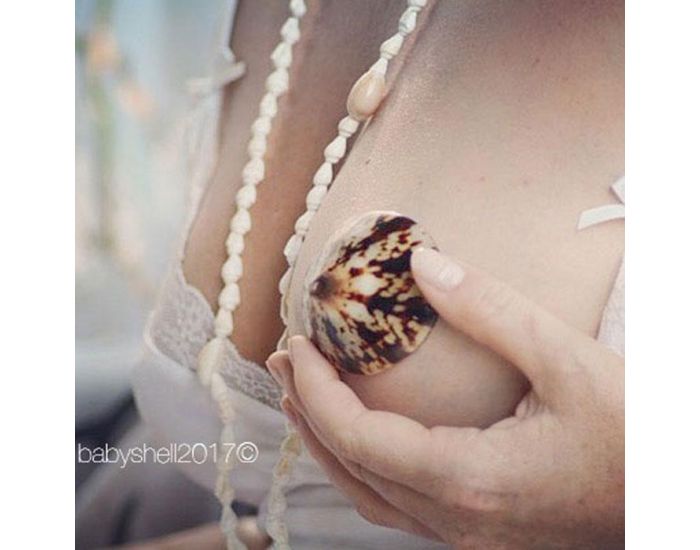 BABY SHELL Lot de 2 Coquillages d'allaitement en nacre (18)