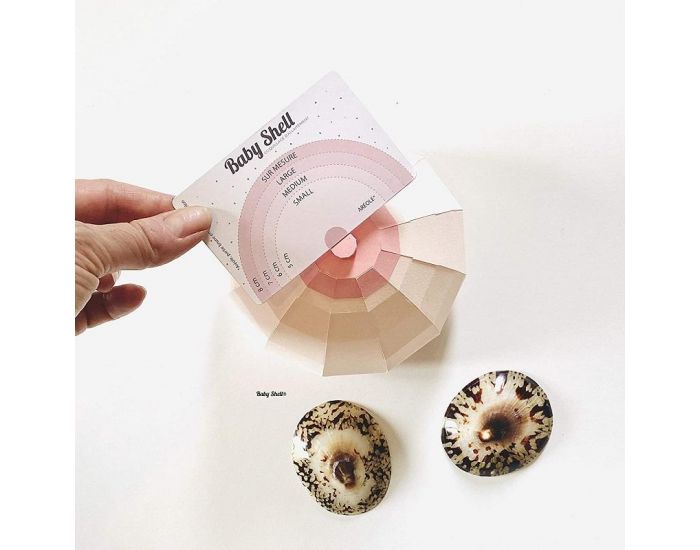 BABY SHELL Lot de 2 Coquillages d'allaitement en nacre (6)